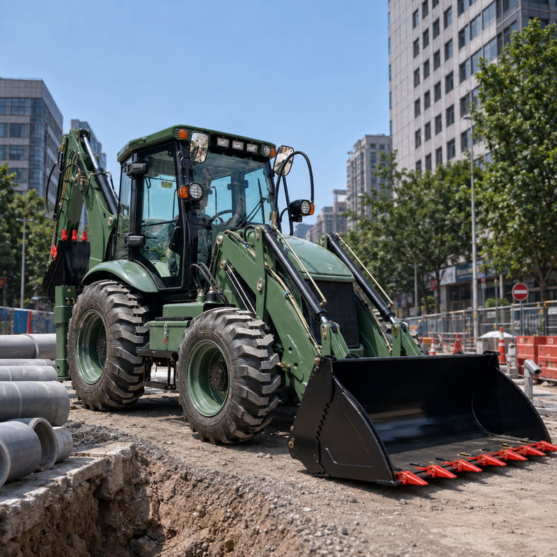 Professional Euro5 4x4 Backhoe - Urban Farming Usa 评论和价格