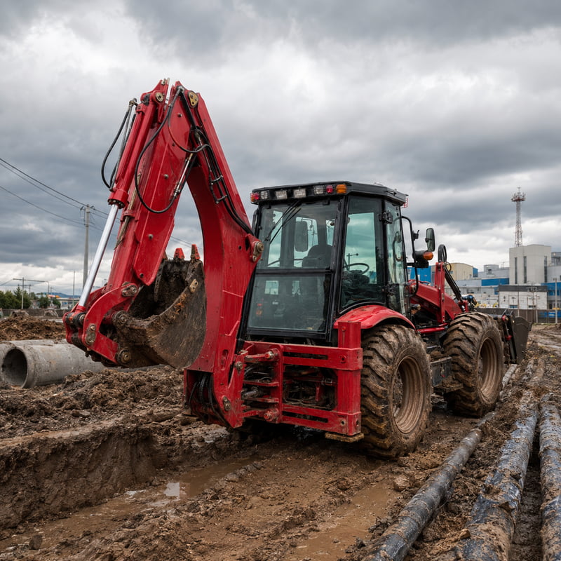 Professional Euro5 4x4 Backhoe - Urban Farming Usa 评论和价格