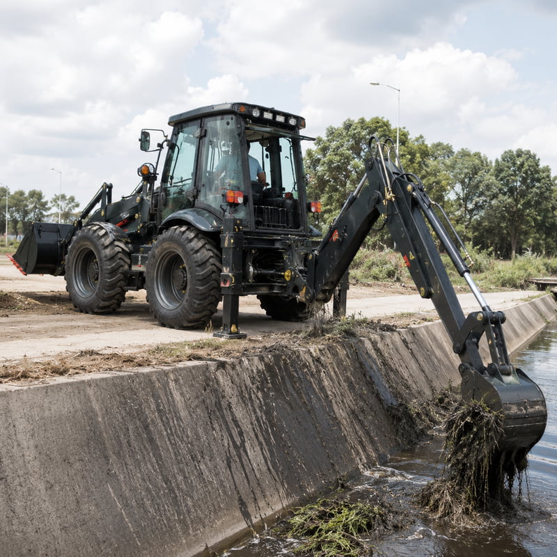 Professional Euro5 4x4 Backhoe - Urban Farming Usa 评论和价格